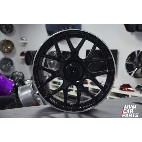 Juego de 4 Llantas 19 Mercedes A45 AMG Negro Brillo Gloss Black MB72