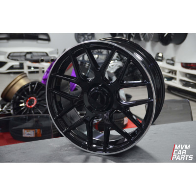 Juego de 4 Llantas 19 Mercedes A45 AMG Negro Brillo Gloss Black MB72