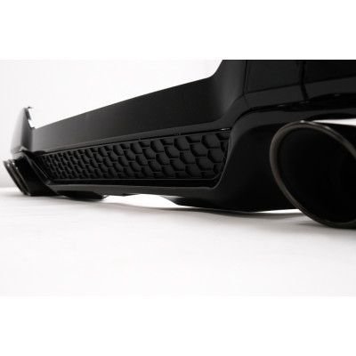 Difusor trasero con Salidas de escape para BMW X3 G01 LCI Look M Negro Brillo