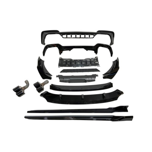 Kit De Carrocería BMW X3 G01 2018-2021 Look M Performance Negro Brillo