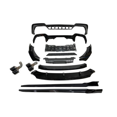Kit De Carrocería BMW X3 G01 2018-2021 Look M Performance Negro Brillo