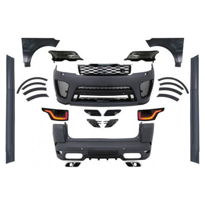 Kit carrocería SVR completo Range Rover Sport L494 2013-2017 Conversión a Facelift +2018