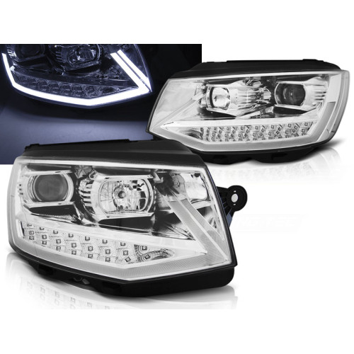 Faros Volkswagen T6 LED Cromados