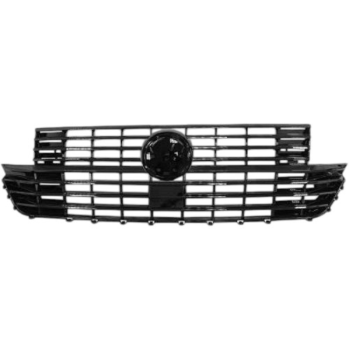 Parrilla delantera Volkswagen T6 +2020 Negro Brillo