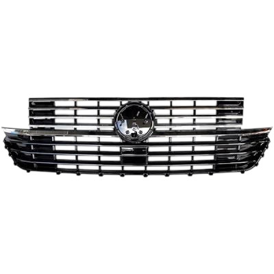 Parrilla delantera VW T6 2015-2019 Negra Cromada