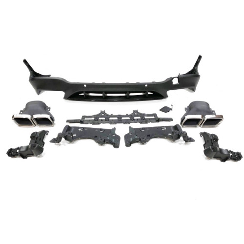 Difusor Trasero Mercedes GLC SUV X253 2015-2019 Look GLC63 AMG Line