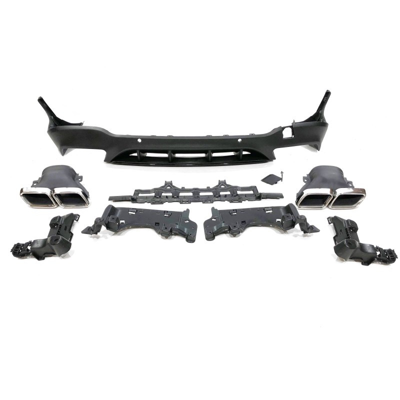 Difusor Trasero Mercedes GLC SUV X253 2015-2019 Look GLC63 AMG Line