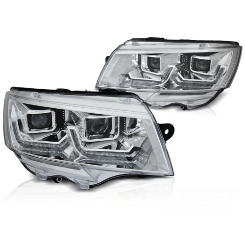 Faros Volkswagen T6.1 LED Cromados Dinamicos