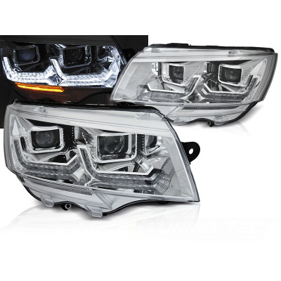 Faros Volkswagen T6.1 LED Cromados Dinamicos