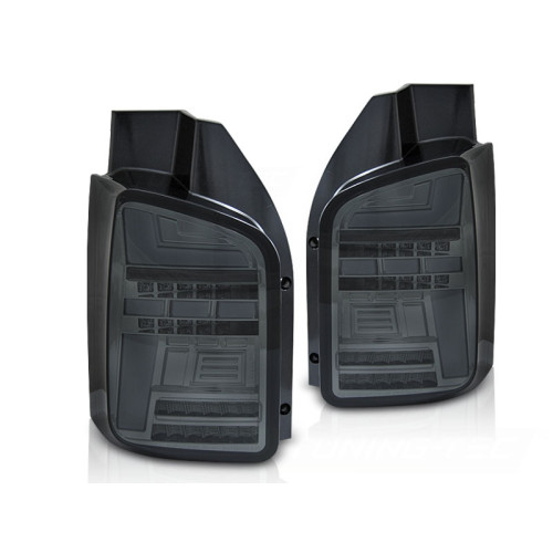 Pilotos Traseros LED Dinamicos Ahumados para VW Transporter T6.1