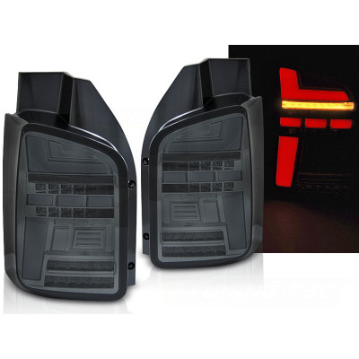 Pilotos Traseros LED Dinamicos Ahumados para VW Transporter T6.1
