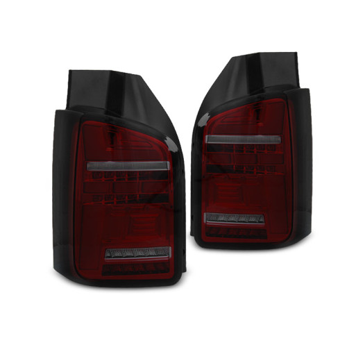 Pilotos Traseros LED Dinamicos Rojos Ahumados para VW Transporter T6.1