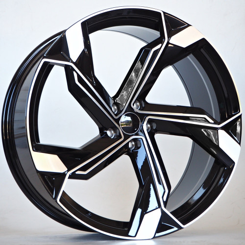 Juego de 4 Llantas 21 para Audi NeoTron Black Polish AU092
