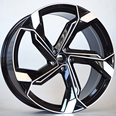 Juego de 4 Llantas 21 para Audi NeoTron Black Polish AU092