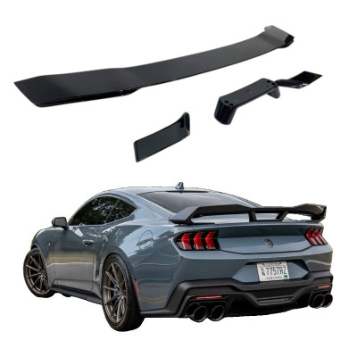 Alerón Ford Mustang +2024 Look GT Negro Brillo