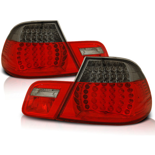 Pilotos traseros LED BMW E46 Cabrio 1999-2003 Rojo Ahumado