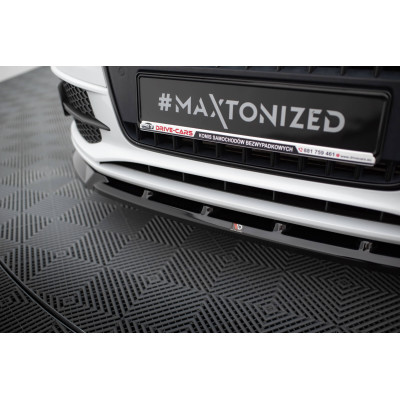Añadido delantero para Audi Q3 Sline 2011-2014 Negro Brillo