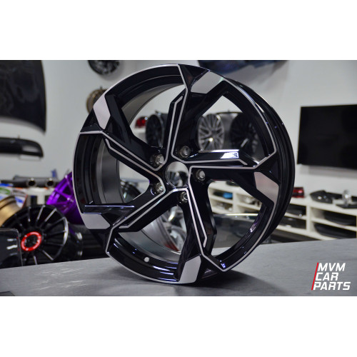 Juego de 4 Llantas 21 para Audi NeoTron Black Polish AU092