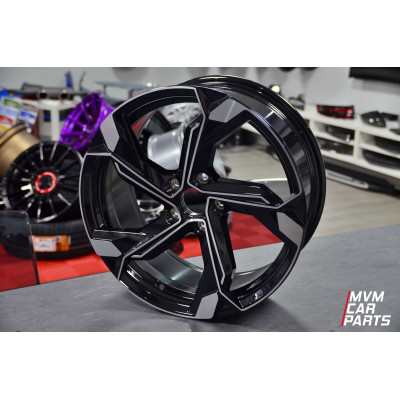 Juego de 4 Llantas 21 para Audi NeoTron Black Polish AU092