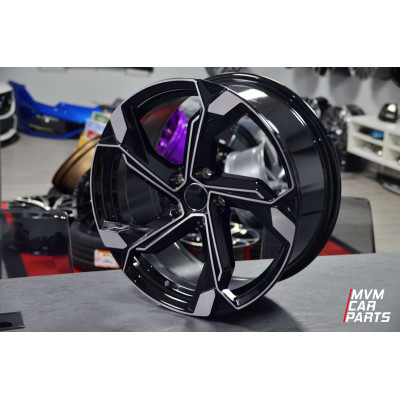 Juego de 4 Llantas 21 para Audi NeoTron Black Polish AU092