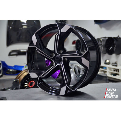 Juego de 4 Llantas 21 para Audi NeoTron Black Polish AU092