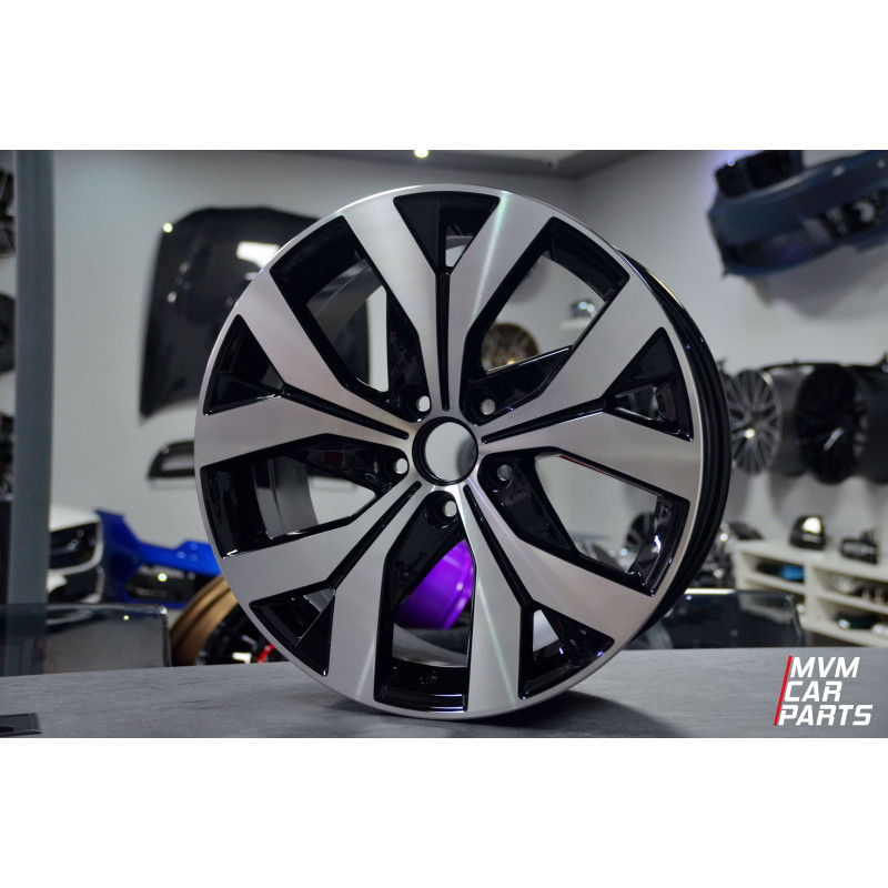 Juego de 4 Llantas 18 Aura Black Rline VW057