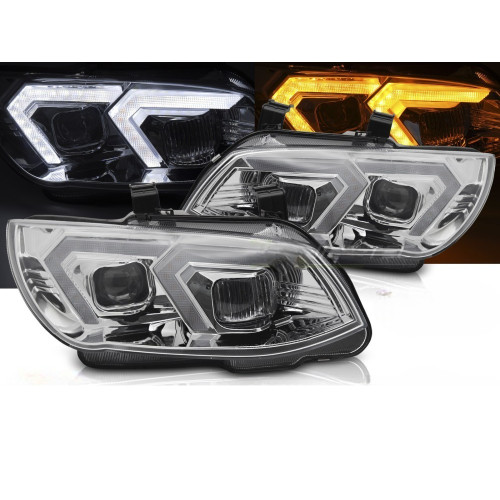 Faro Xenon Cromados con Luz Diurna para BMW E92 E93