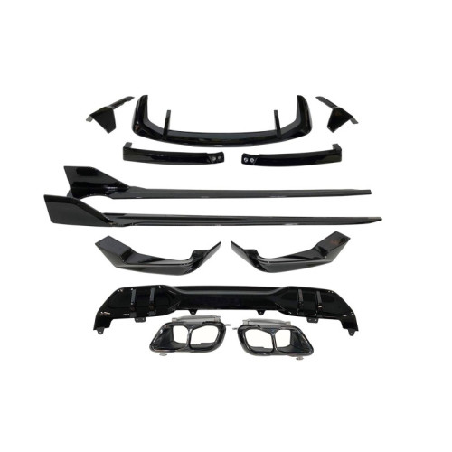 Kit De Carrocería BMW G05 X5 LCI 2023+ Look M Performance Negro Brillo