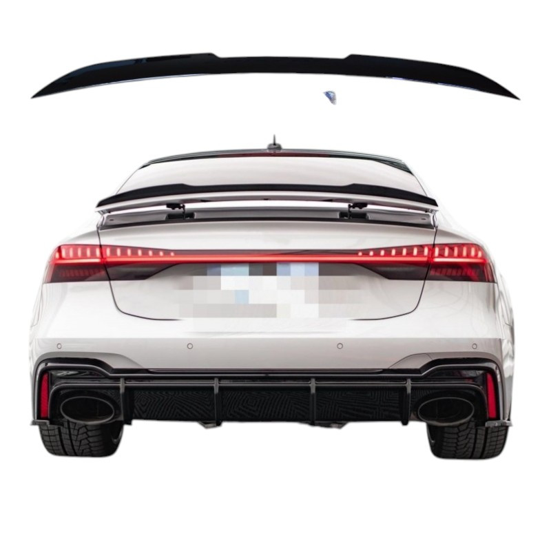Aleron spoiler trasero Audi A7 4K8 +2019 Negro Brillo