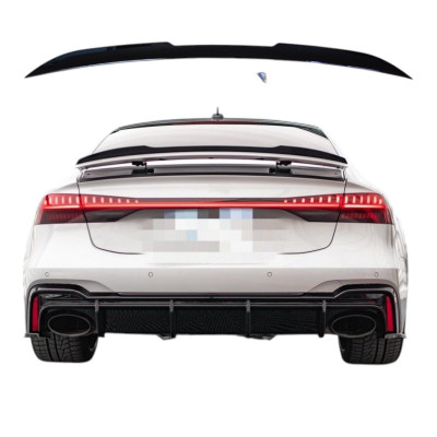 Aleron spoiler trasero Audi A7 4K8 +2019 Negro Brillo