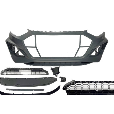 Paragolpes Delantero Audi A4 B9 +2020 Look RS4 con Spoiler