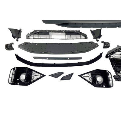 Paragolpes Delantero Audi A4 B9 +2020 Look RS4 con Spoiler