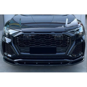 Spoiler Delantero Audi Q8 Look RSQ8 Negro Brillo