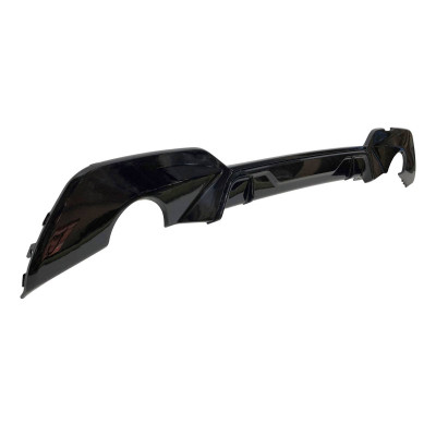 Difusor Trasero para BMW G20 G21 Look M Performance Negro Brillo