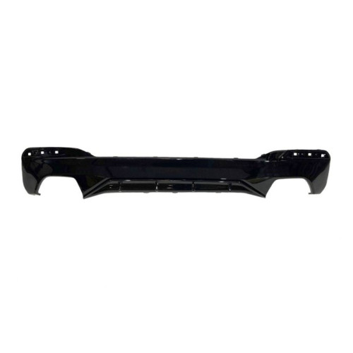 Difusor Trasero BMW Serie 5 G30 G31 Look M Performance Negro brillo