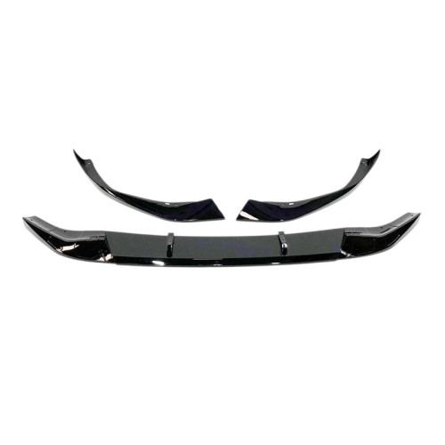 Spoiler Delantero BMW Serie 5 G30 LCI Look M Performance Negro Brillo