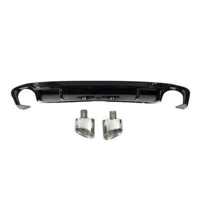 Difusor Trasero Audi A5 Sportback SLine 2017 Look RS5 + Colas