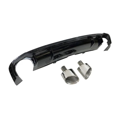 Difusor Trasero Audi A5 Sportback SLine 2017 Look RS5 + Colas