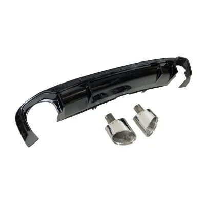 Difusor Trasero Audi A5 Sportback SLine 2017 Look RS5 + Colas