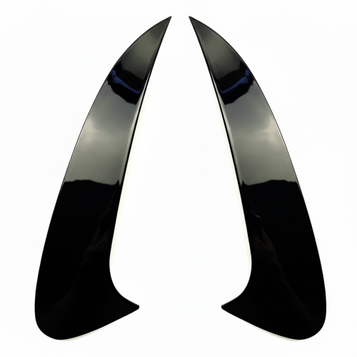 Aletines Cannards traseros para Mercedes GLE Coupe C292 AMG Negro Brillo