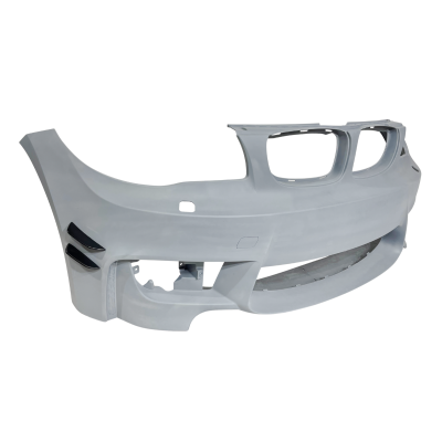Paragolpes delantero para BMW Serie 1 E81 E82 E87 E88 2004-2011 Look M1 con Flaps