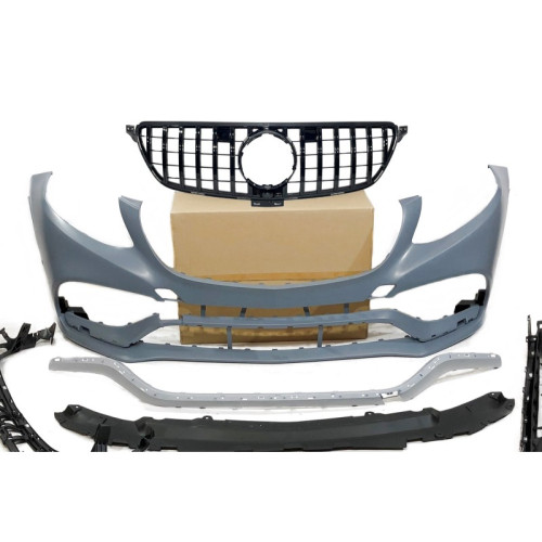 Kit Carrocería Mercedes GLE Coupe C292 look GLE 63 AMG Parrilla GTR Negra