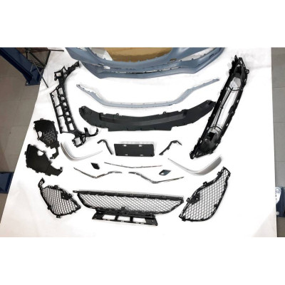 Kit Carrocería Mercedes GLE Coupe C292 look GLE 63 AMG Parrilla GTR Negra