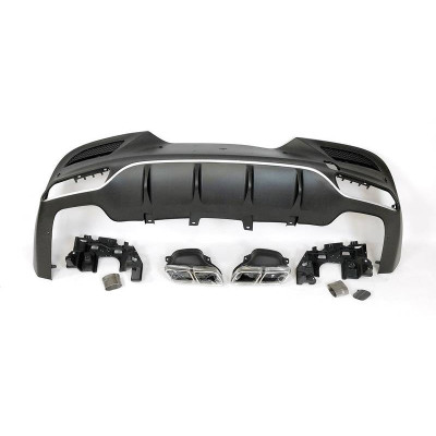 Kit Carrocería Mercedes GLE Coupe C292 look GLE 63 AMG Parrilla GTR Negra