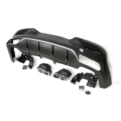 Kit Carrocería Mercedes GLE Coupe C292 look GLE 63 AMG Parrilla GTR Negra