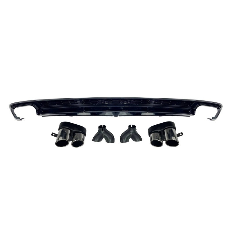 Difusor Trasero Audi A6 Sedan y Avant C8 Standard Look S6