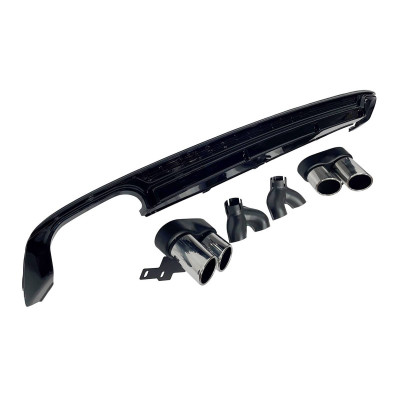 Difusor Trasero Audi A6 Sedan y Avant C8 Standard Look S6