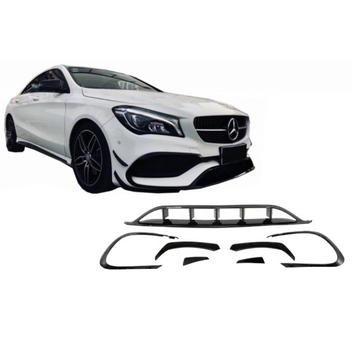 Kit Aero para Mercedes CLA W117 Facelift AMG Negro Brillo
