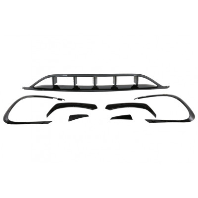 Kit Aero para Mercedes CLA W117 Facelift AMG Negro Brillo