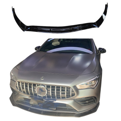 Añadido frontal para Mercedes CLA W118 C118 AMG Negro Brillo